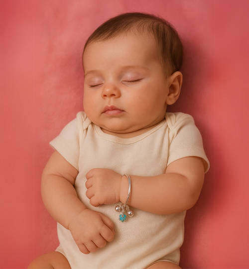 Girl kid looking at the camera