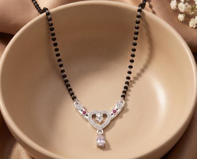 JB 70 Classic Heart Ruby Mangalsutra