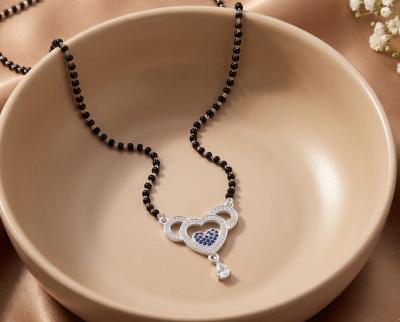 JB 70 Sapphire Heart Mangalsutra