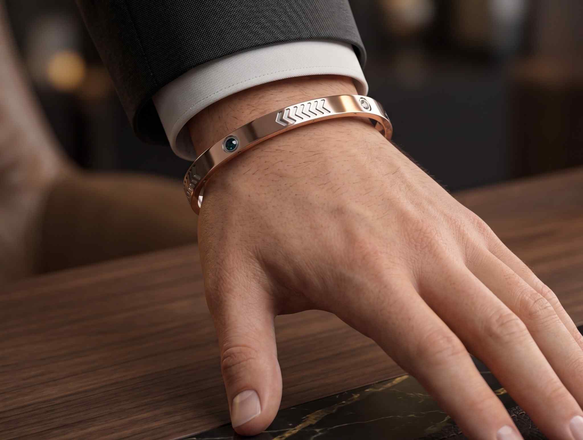 JB 70  Wave Designer Gents Kada