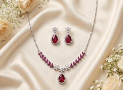 Rhodium Necklace
