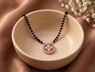floral circle Mangalsutra